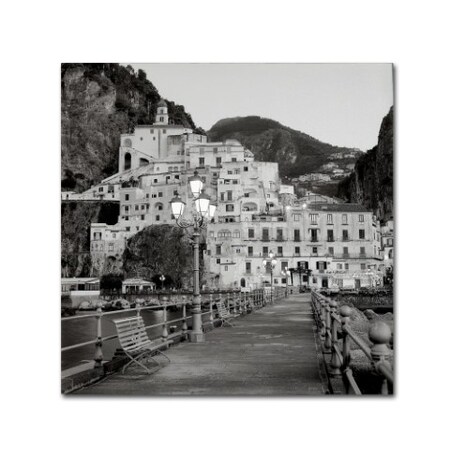 Trademark Fine Art Alan Blaustein 'Amalfi Pier I' Canvas Art, 24x24 ALI5101-C2424GG